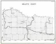 Mellette County, Cedar Butte, Schamber, Texsam, White River, Runningville, Wood, Norris, Mosher, South Dakota State Atlas 1930c